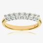 9ct Yellow Gold 0.50ct Diamond Half Eternity Ring PR03645Y
