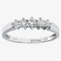 9ct White Gold 0.25ct Graduating Five Stone Diamond Ring PR02707W