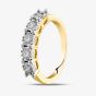 9ct Yellow Gold 0.50ct Diamond Five Stone Ring TH011731R