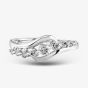 9ct White Gold 0.33ct Graduated Diamond Nine Stone Ring TH011732R