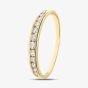 9ct Yellow Gold 0.25ct Graduating Diamond Half Eternity Ring PR04775Y
