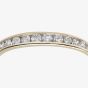 9ct Yellow Gold 0.25ct Graduating Diamond Half Eternity Ring PR04775Y