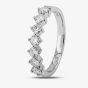 18ct White Gold Seven Stone Half Eternity Ring 18DR269/W