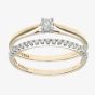 9ct Yellow Gold 0.25ct Diamond Bridal Ring Set PR08559Y