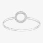 9ct White Gold 0.02ct Diamond Circle Ring PR12848W