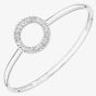 9ct White Gold 0.02ct Diamond Circle Ring PR12848W