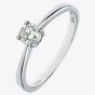 9ct White Gold 0.33ct Solitaire Diamond Ring PR04306W9JPK