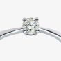 9ct White Gold 0.33ct Solitaire Diamond Ring PR04306W9JPK