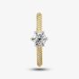  18ct Yellow Gold 0.67ct Brilliant Cut Diamond Shoulder Set Solitaire Ring RI-2412(5.0) M1/2