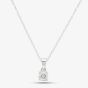 9ct White Gold 0.25ct Diamond Single Stone Necklace TH0121003