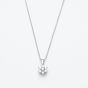 18ct White Gold 0.25ct Diamond Daisy Cluster Pendant Necklace KDCP25/21214C