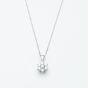 18ct White Gold 0.33ct Diamond Daisy Cluster Pendant Necklace KDCP33/21619C