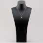 9ct White Gold Freshwater Pearl & Diamond Bar Pendant Necklace POZ80125DD
