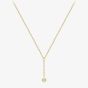 18ct Yellow Gold Brilliant Cut Round Diamond Dropper Necklace 12125147268