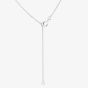 9ct White Gold 0.08ct Diamond Clover Pendant THN46884-08SF
