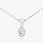 9ct White Gold Diamond Pendant 5327P/9W/DQ10