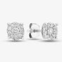 9ct White Gold 0.50ct Diamond Round Cluster Jewellery Set TH0121715