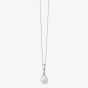 9ct White Gold Diamond Freshwater Pearl Pendant GP2018W GN151