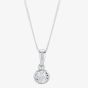 9ct White Gold 0.05ct Diamond Pendant TH0121771