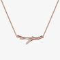 Shaun Leane Rose Gold Vermeil & Diamond 0.04ct Cherry Blossom Branch Pendant CB011.RVWHNOS 