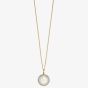 9ct Yellow Mabe Pearl and Diamond Pendant GP2160W GN141
