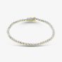 9ct Yellow Gold 1.00ct Round Cut Diamond Tennis Bracelet THB15917-100 (YG)