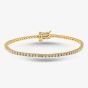  9ct Yellow Gold 2.00ct Diamond Tennis Bracelet BR977/2-9
