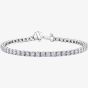 9ct White Gold 5.00ct Diamond Tennis Bracelet BR977WG/5-10