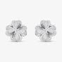 9ct White Gold 0.15ct Diamond Clover Stud Earrings THE46885-15SF (WG)