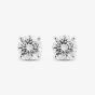 9ct White Gold 0.75ct Round Cut Diamond Stud Earrings THE2534-75 (WG)