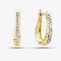 9ct Yellow Gold 0.25ct Diamond Hinged Hoop Earrings TH0123648
