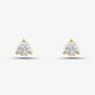 14ct Yellow Gold 0.40ct Brilliant Cut Diamond Stud Earrings EC39106KY14DD (X2)