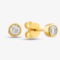 14ct Yellow Gold 0.40ct Brilliant Cut Diamond Stud Earrings ED39107KY14DD (X2)