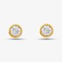 14ct Yellow Gold 0.40ct Brilliant Cut Diamond Stud Earrings ED39107KY14DD (X2)