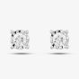 9ct White Gold 1.00ct Brilliant Cut Diamond Stud Earrings TH0123799