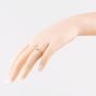 9ct Yellow Gold 0.15ct Diamond Flower Cluster Ring THR48444-15 (YG)