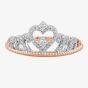 9ct Rose Gold 0.20ct Diamond Tiara Ring TH012529R