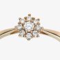 9ct Yellow Gold 0.25ct Diamond Flower Cluster Ring PR11539Y