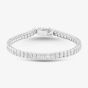 Platinum 12.01ct Oval Cut Diamond Tennis Bracelet 18056