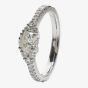 Platinum 4 Claw Diamond Shoulders Ring DSR39(0.50ct PLUS)-K/SI2/0.88ct