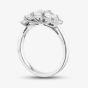 Platinum Certified 1.49ct Radiant Cut Diamond Five Stone Ring RN10930