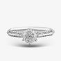  Platinum 0.90ct Brilliant Cut Diamond Shoulder Set Solitaire Ring BESPOKE2