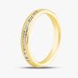 18ct Yellow Gold 0.17ct Brilliant Cut Diamond Half Eternity Ring 69292 18KY M