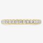 Brown & Newirth Evolution 18ct Yellow Gold 1.00ct Diamond Full Eternity Ring ET1022 18Y 