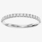 18ct White Gold 4 Claw 0.33ct Diamond Eternity Ring HET1023 18W