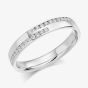 18ct White Gold 0.25ct Channel Set Round Brilliant Crossover Half Eternity Ring HET1177 18W