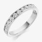 18ct White Gold 0.75ct Channel Set Round Brilliant Half Eternity Ring HET2108 18W