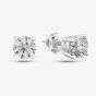 18ct White Gold 1.50ct Brilliant Cut Diamond Solitaire Stud Earrings THE2534-150 18KTWG (G/H-I1)(WG)