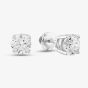 18ct White Gold 2.00ct Brilliant Cut Diamond Solitaire Stud Earrings THE2534-200 (WG)