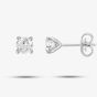18ct White Gold 1.00ct 4 Claw Diamond Stud Earrings NTE99D-18WG